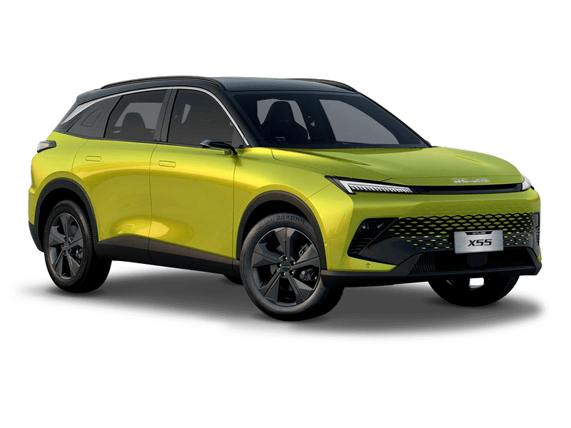 Купить BAIC X55 в Нижнем Новгороде - Жёлтый металлик с чёрной крышей